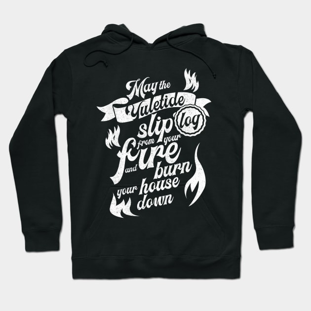 Blackadder Yuletide log Hoodie by BOEC Gear